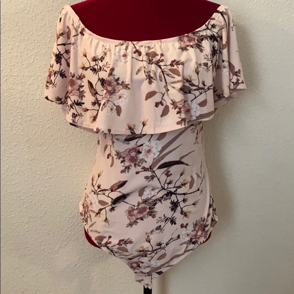Floral Pink Bodysuit